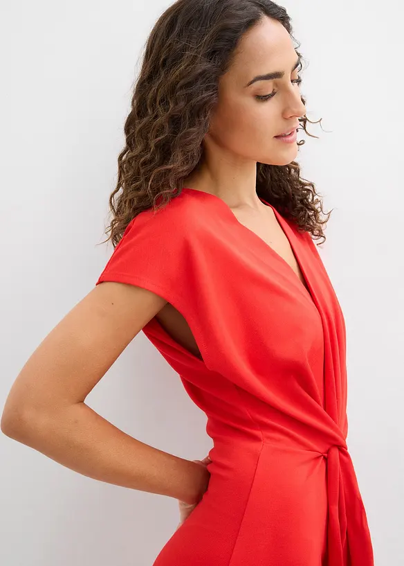 Robe midi en Punto di Roma, bonprix