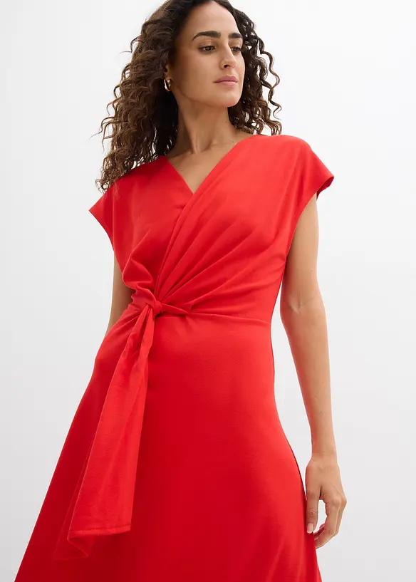 Robe midi en Punto di Roma, bonprix