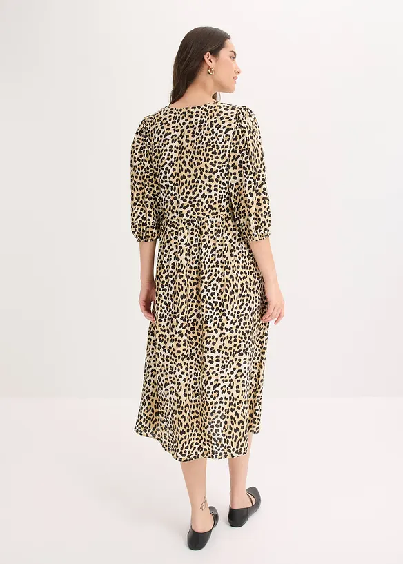 Robe-tunique fluide en viscose majoritaire, bonprix