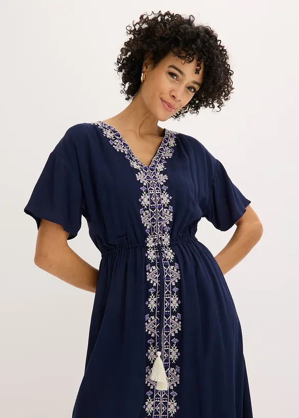 Robe midi en viscose fluide, bonprix