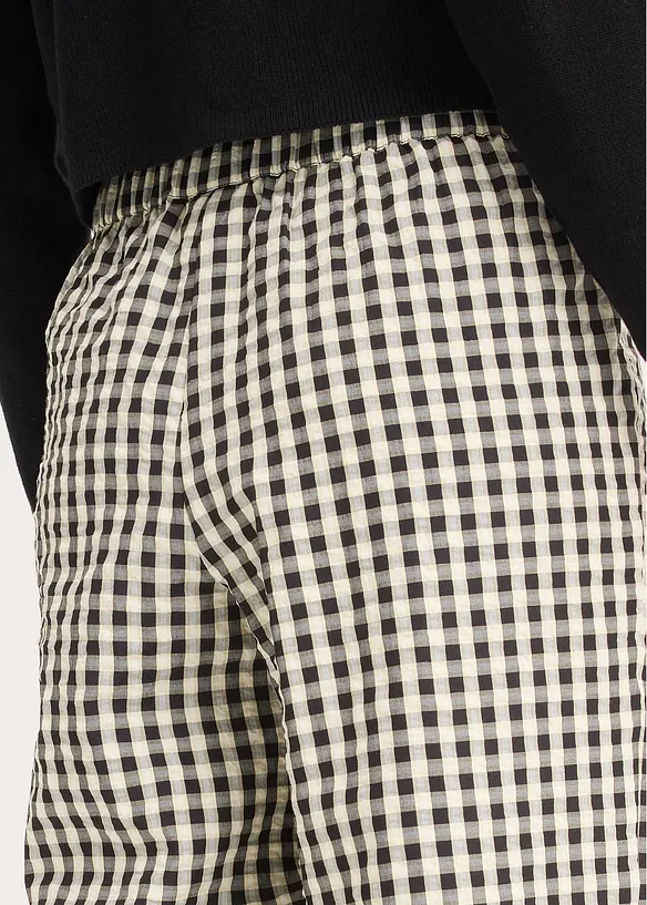 Pantalon large &agrave; pinces, bonprix