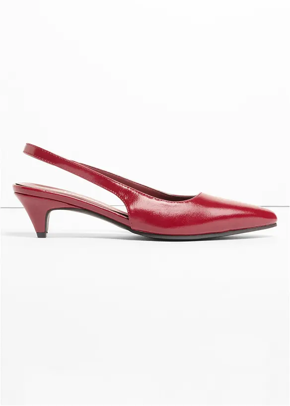 Escarpins slingback &agrave; talon bas, bonprix