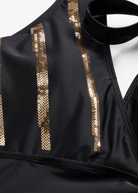 Tankini avec sequins (ens. 2 pces), bonprix