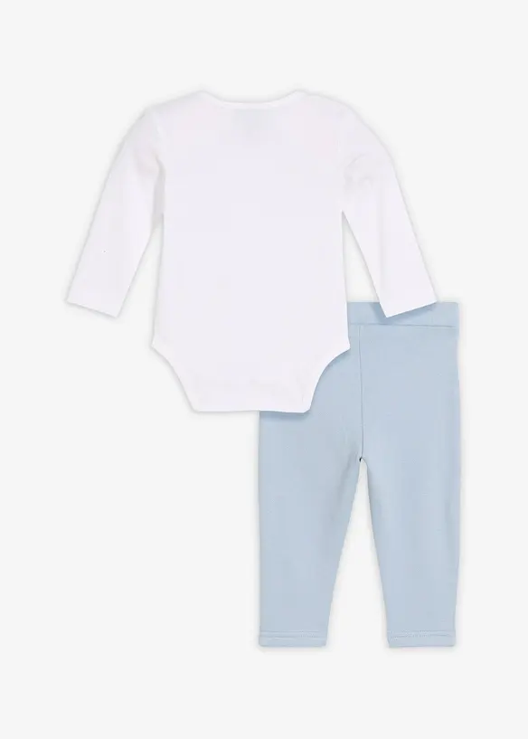 Body et pantalon en coton (ens. 2&nbsp;pces), bonprix