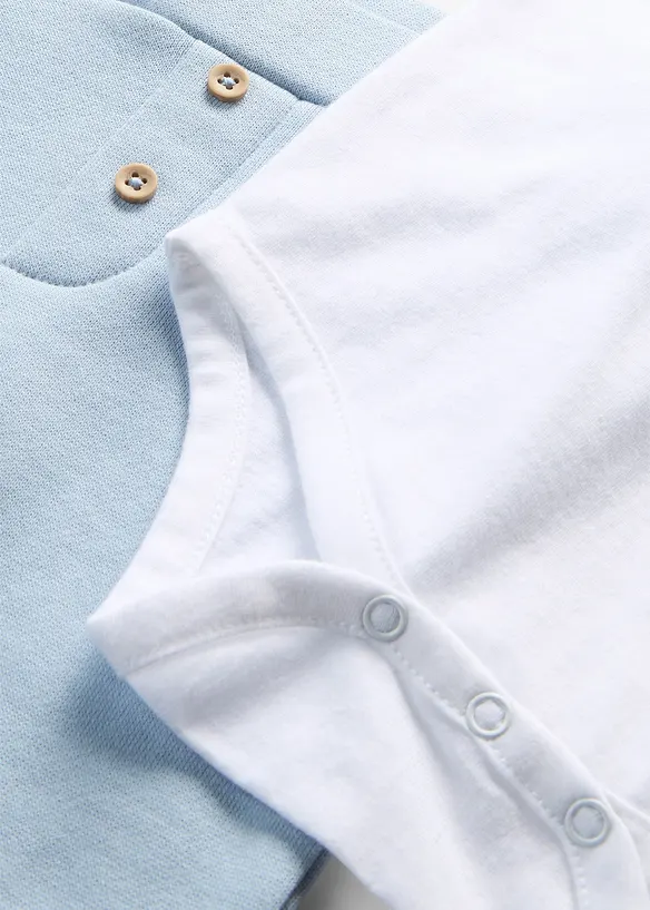 Body et pantalon en coton (ens. 2&nbsp;pces), bonprix