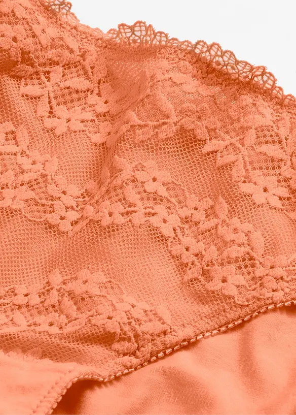 Slip en coton doux et dentelle, bonprix