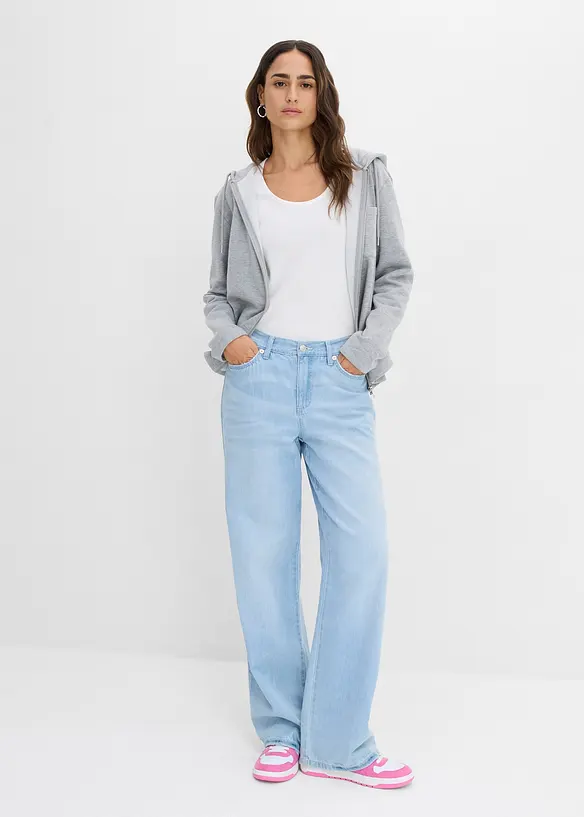 Lot de 2 T-shirts en coton c&ocirc;tel&eacute;, bonprix