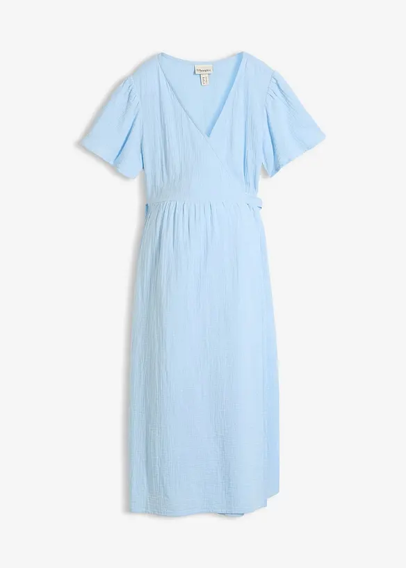 Robe de grossesse et d&rsquo;allaitement en gaze de coton, bonprix