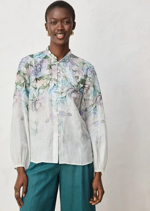 Tunique-blouse en ramie rafra&icirc;chissante, bonprix