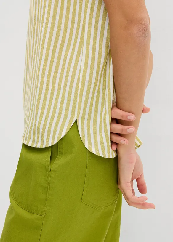 Blouse manches courtes en viscose fluide, bonprix