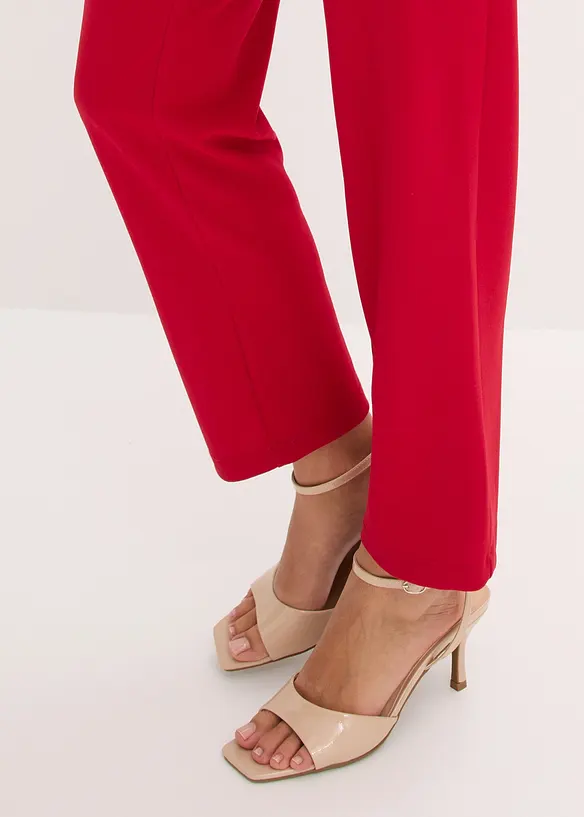 Combinaison une &eacute;paule en cr&ecirc;pe textur&eacute;, bonprix