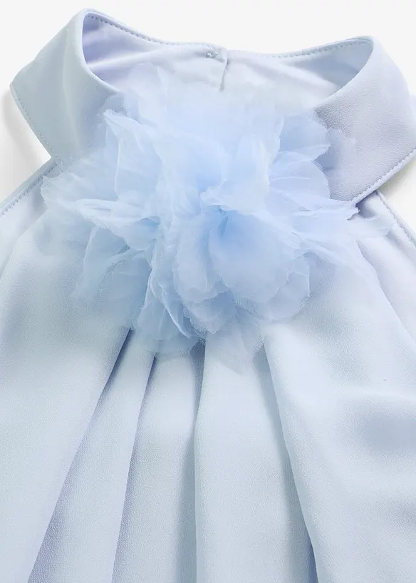 Robe longue avec fleur appliqu&eacute;e, bonprix