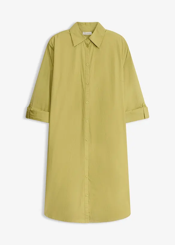 Robe-chemise en popeline de coton, bonprix