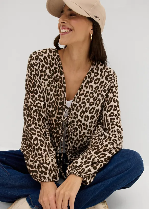 Bol&eacute;ro en gaze de coton, bonprix