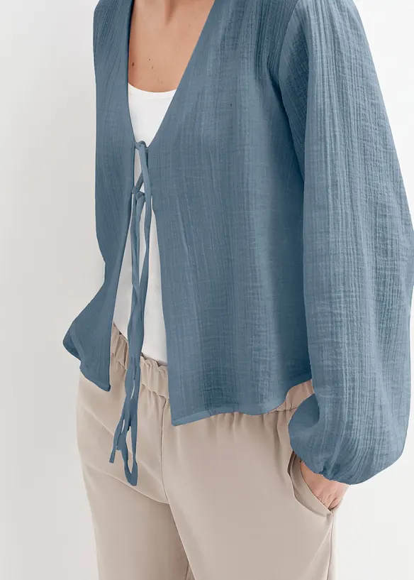 Bol&eacute;ro en gaze de coton, bonprix