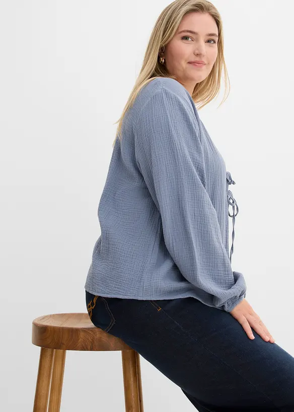 Bol&eacute;ro en gaze de coton, bonprix