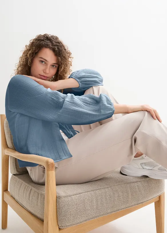 Bol&eacute;ro en gaze de coton, bonprix