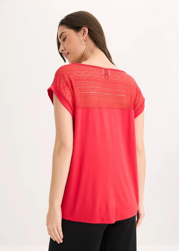 T-shirt doux en viscose extensible, bonprix