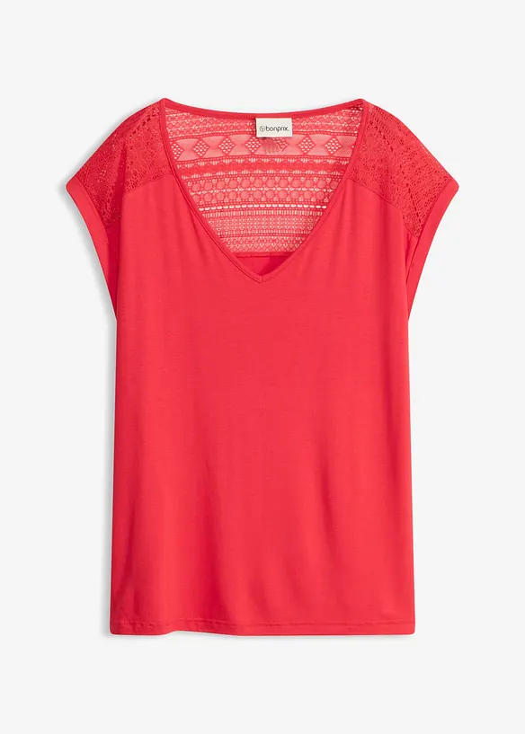T-shirt doux en viscose extensible, bonprix