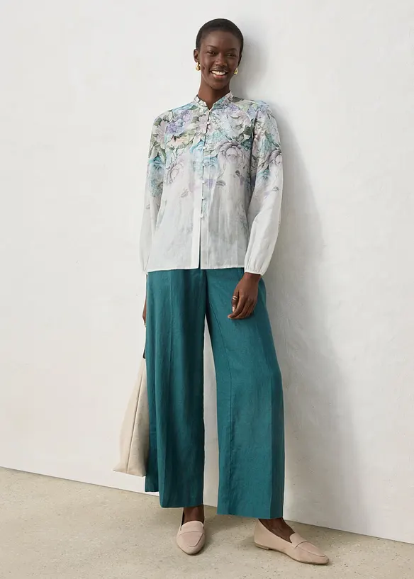 Tunique-blouse en ramie rafra&icirc;chissante, bonprix