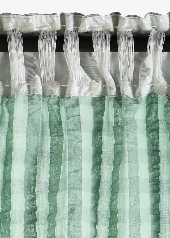 Rideau panneau en seersucker coton (1 pce), bonprix