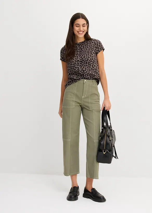 T-shirts en coton extensible, bonprix