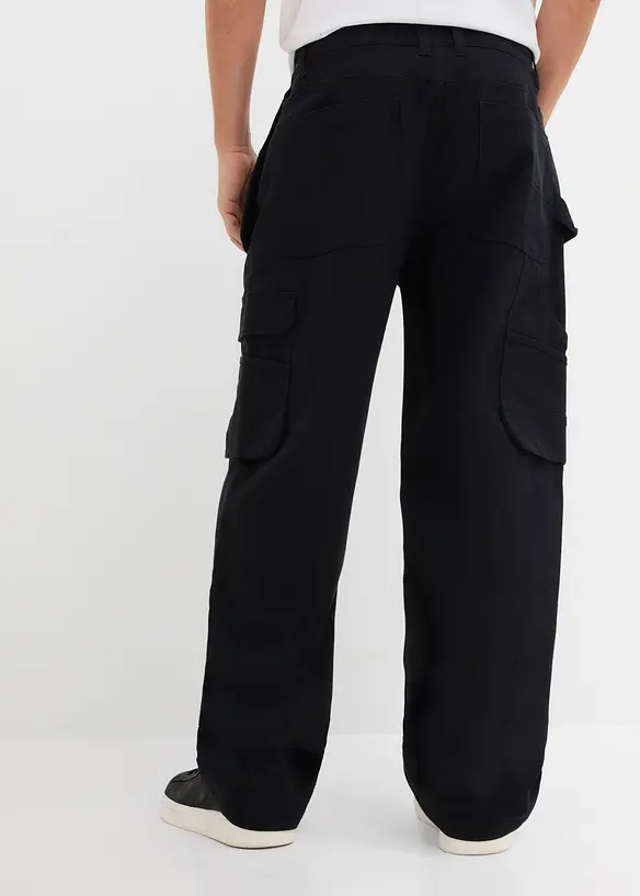 Pantalon style workwear &agrave; poches pratiques, bonprix