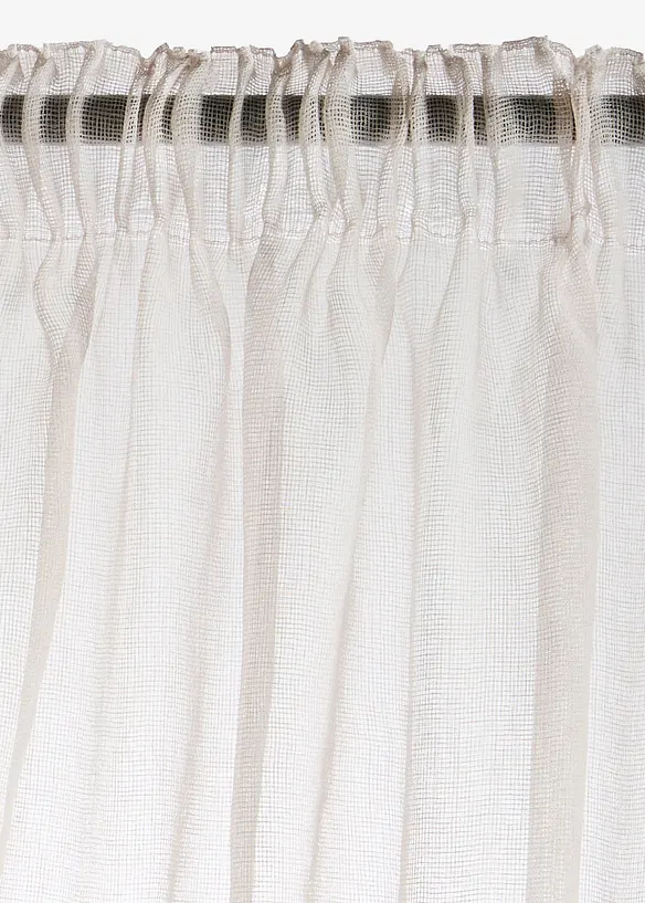 Voilage finement textur&eacute; (1 pce), bonprix