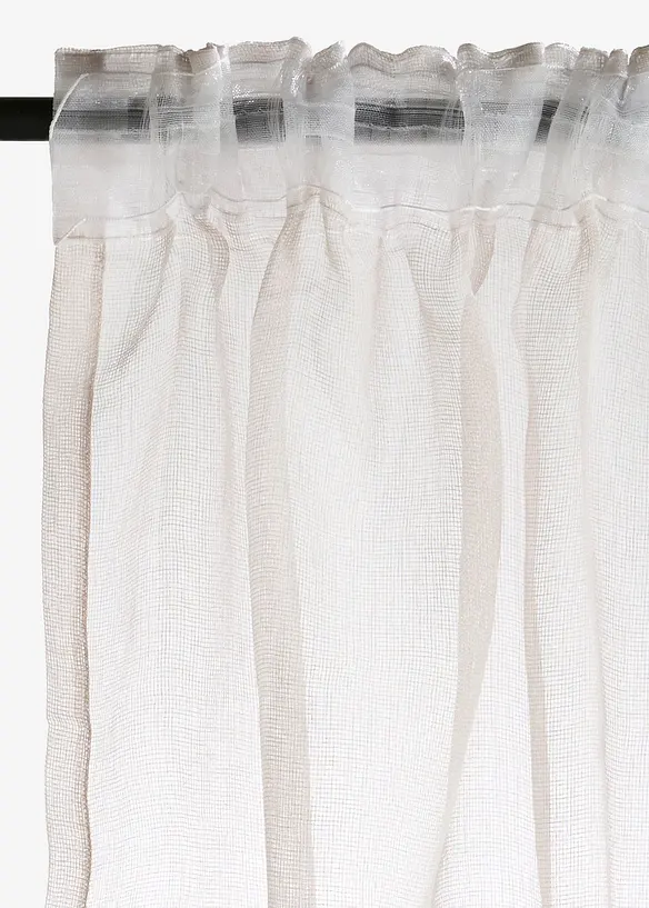 Voilage finement textur&eacute; (1 pce), bonprix