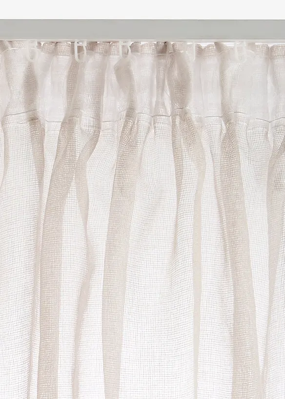 Voilage finement textur&eacute; (1 pce), bonprix