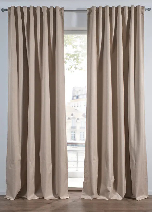 Rideau occultant textur&eacute; (1 pce), bonprix