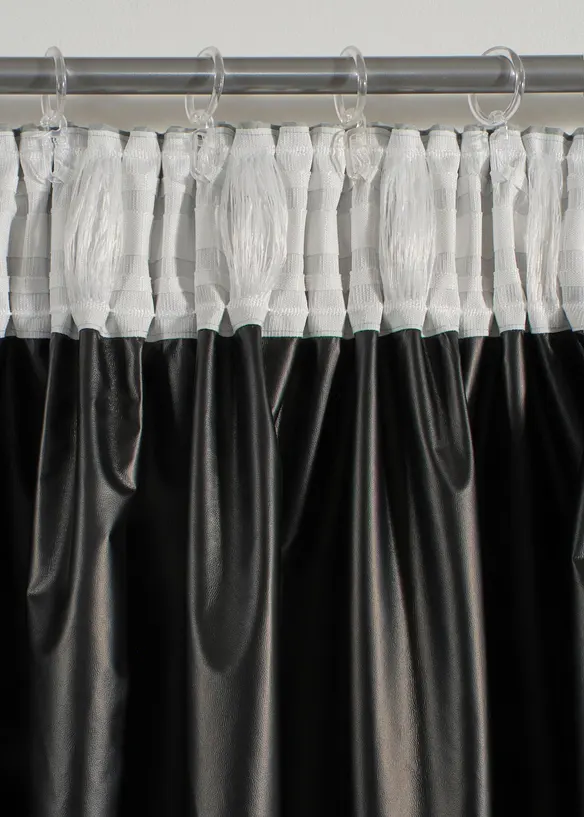 Rideau panneau occultant avec revers noir opaque (1 pce), bonprix