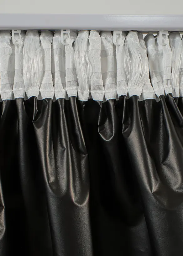 Rideau panneau occultant avec revers noir opaque (1 pce), bonprix