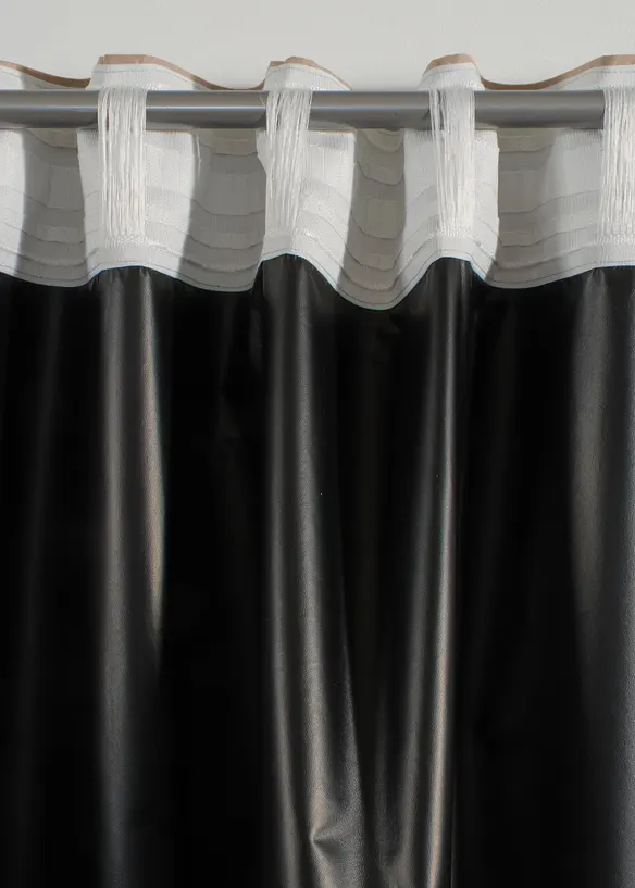 Rideau panneau occultant avec revers noir opaque (1 pce), bonprix