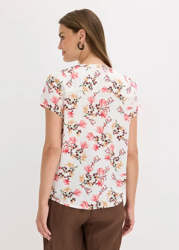 Chemisier manches courtes 100% viscose, bonprix