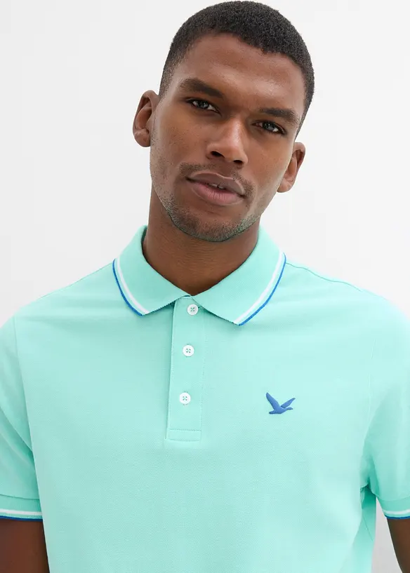 Polo en maille piqu&eacute;e 100% coton, bonprix