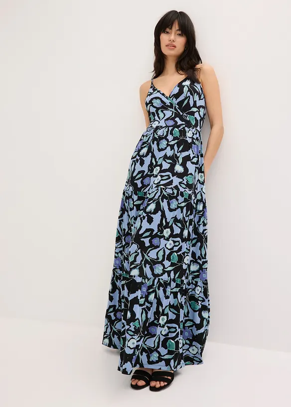 Robe longue en viscose douce et extensible, bonprix