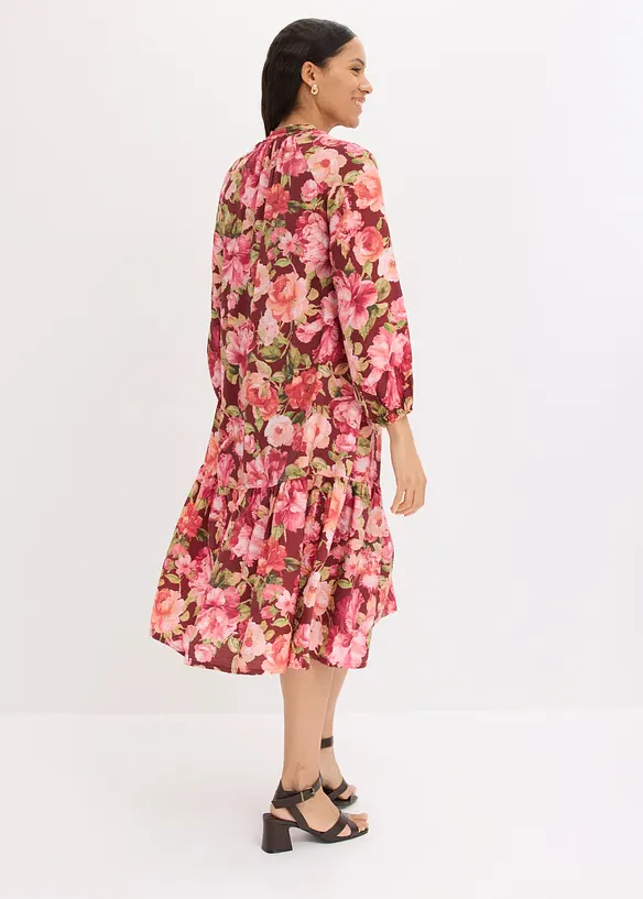 Robe midi fluide, bonprix