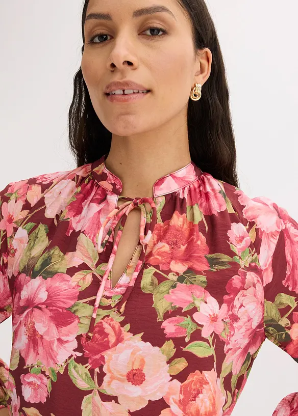 Robe midi fluide, bonprix