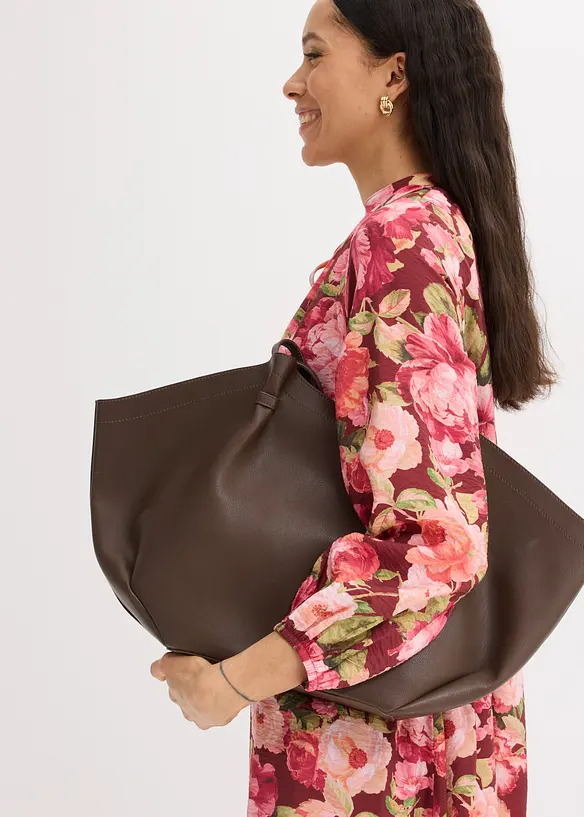 Robe midi fluide, bonprix