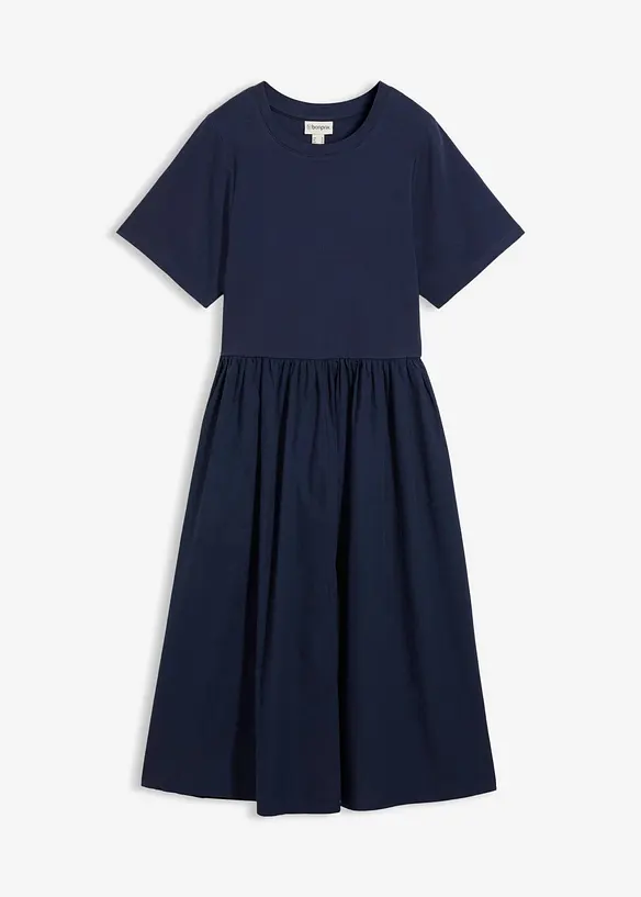 Robe midi 100% coton, bonprix