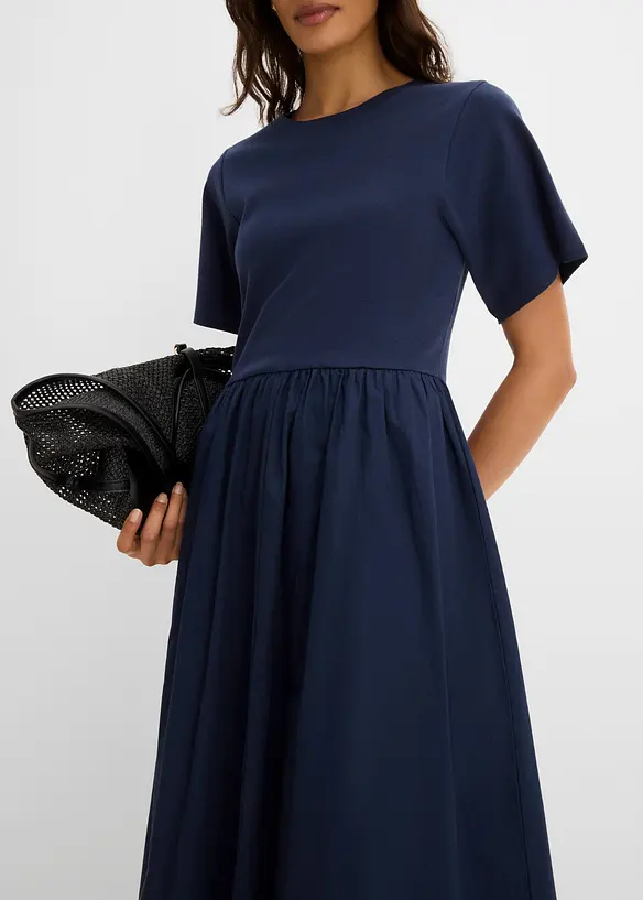 Robe midi 100% coton, bonprix