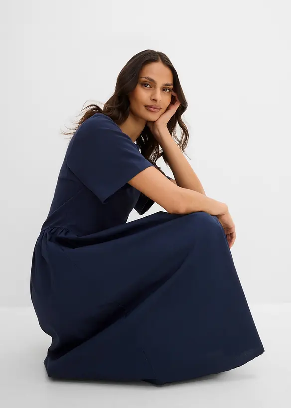 Robe midi 100% coton, bonprix