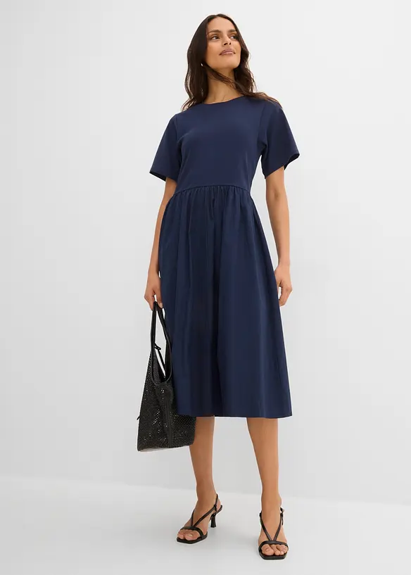 Robe midi 100% coton, bonprix