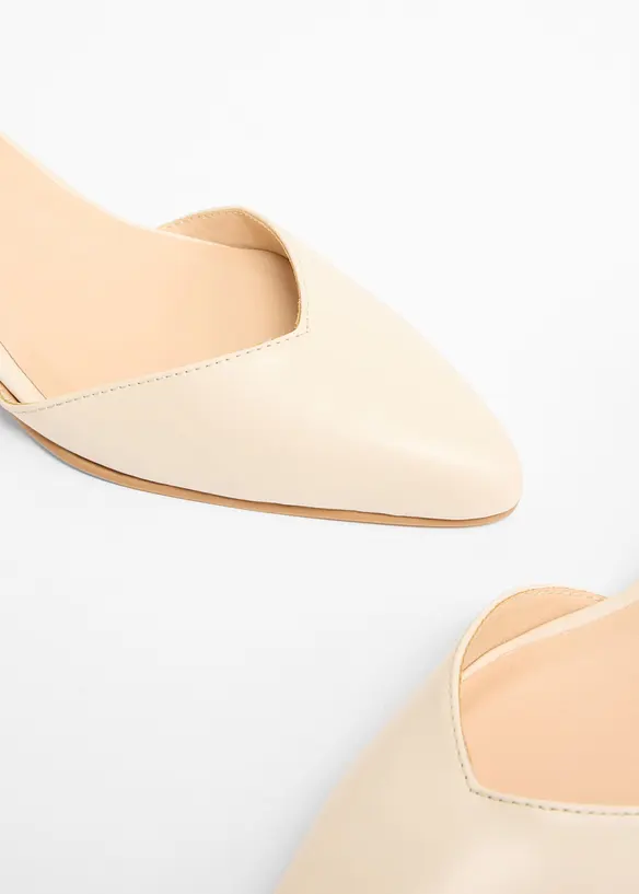 Escarpins &agrave; bride cheville et petit talon, bonprix