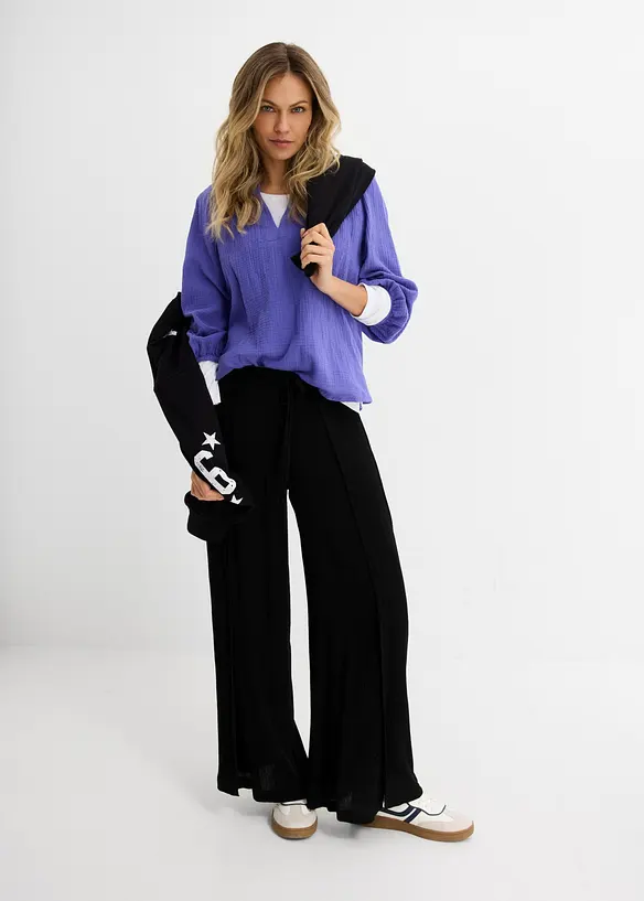 Pantalon fluide en viscose, bonprix