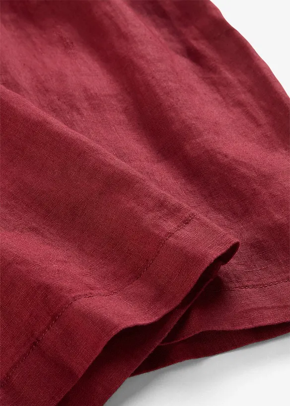 Pantalon taille &eacute;lastiqu&eacute;e 100% lin, bonprix