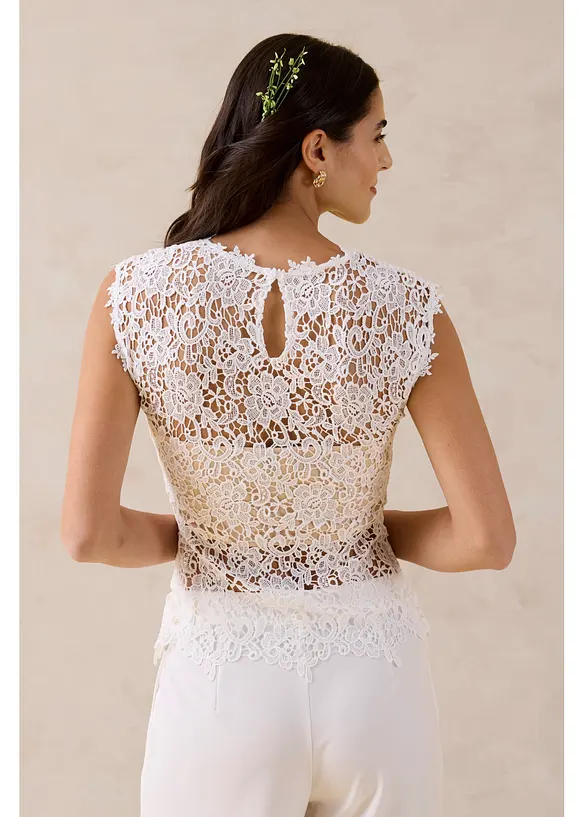 Top en dentelle, bonprix