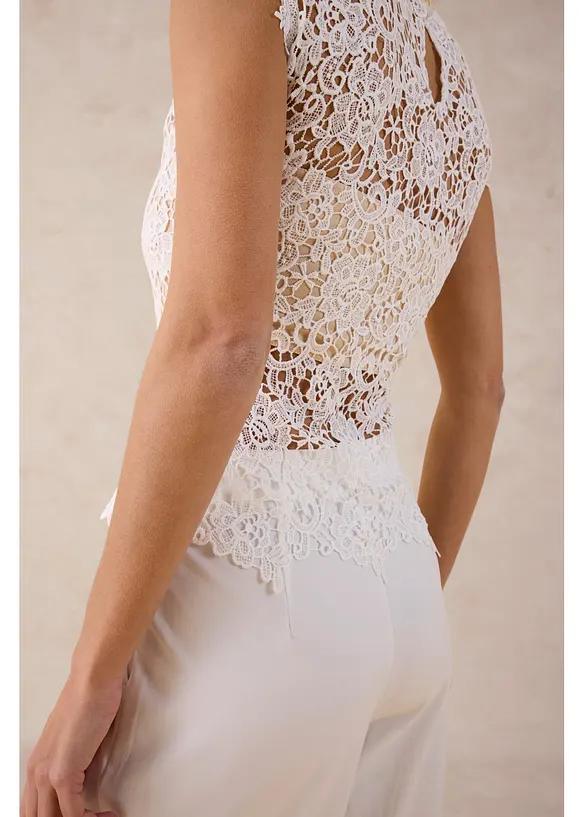 Top en dentelle, bonprix