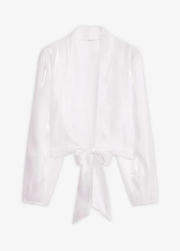 Bol&eacute;ro en tulle fin avec d&eacute;tail &agrave; nouer, bonprix